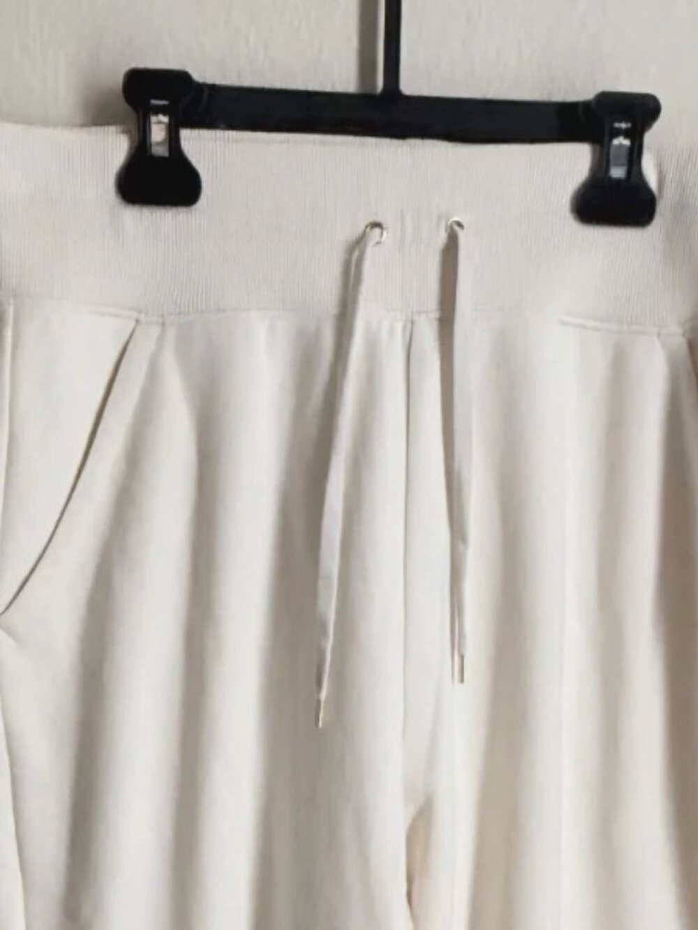 Lauren Ralph Lauren Women's Cream Joggers Sweatpants Fleece Size M NWT - Picture 2 of 15